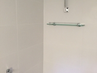 new fixtures in bathroom