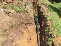 new water service 50mm