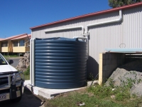 blue tank